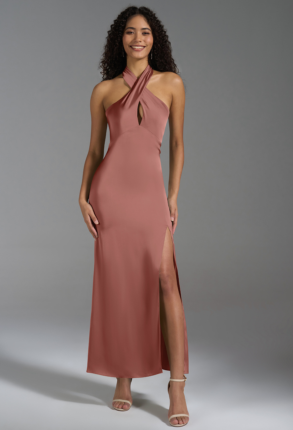 AW Huda Desert Rose  Spring Wedding Guest Dresses